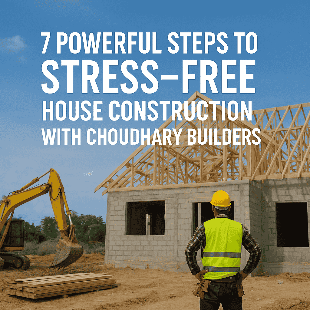 7 Powerful Steps to Stress-Free House Construction with Choudhary Builders