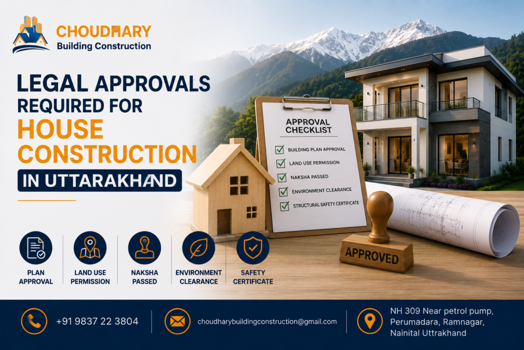 Legal Approvals Required for House Construction in Uttarakhand