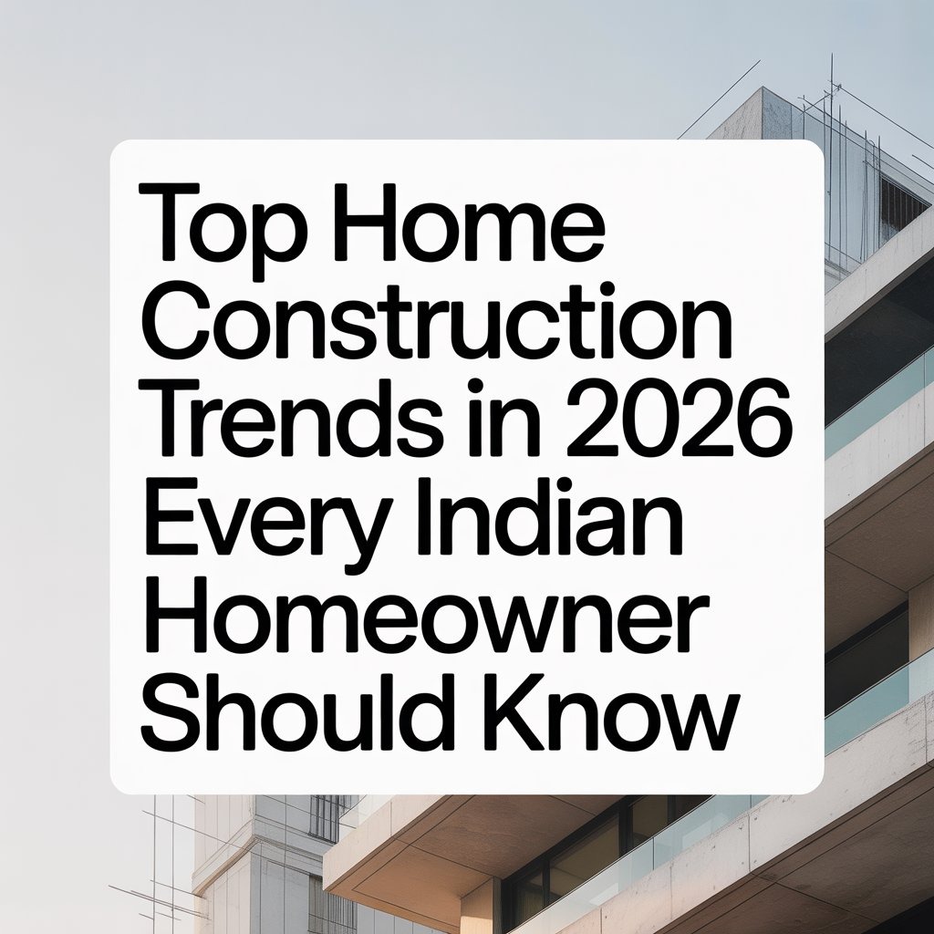 Top Home Construction Trends in 2026 Every Indian Homeowner Should Know