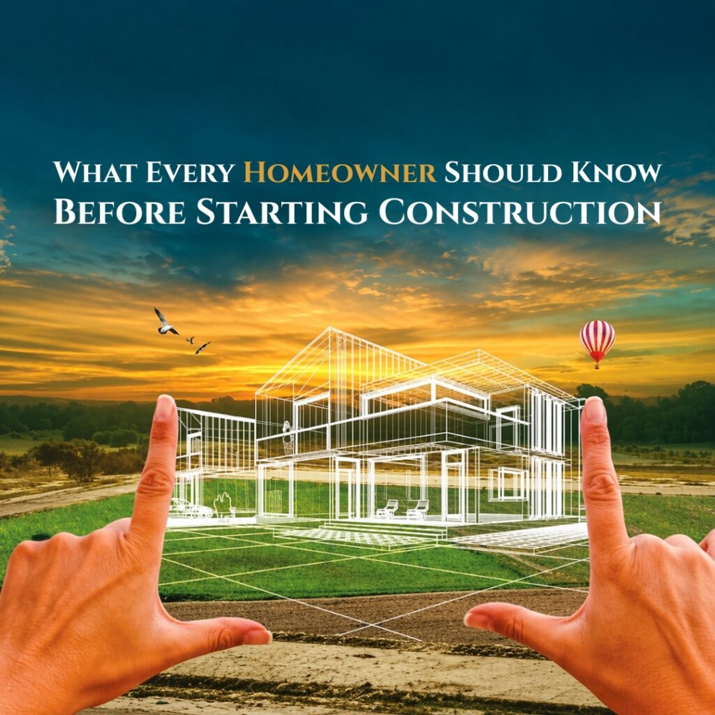What Every Homeowner Should Know Before Starting Construction