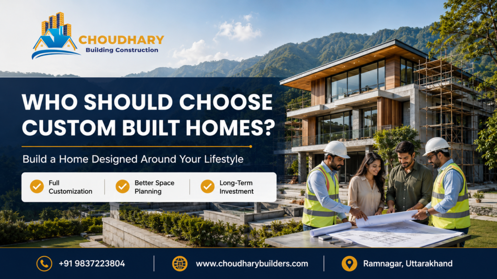 Custom Built Homes vs Ready-to-Move Homes comparison for homebuyers planning their dream house