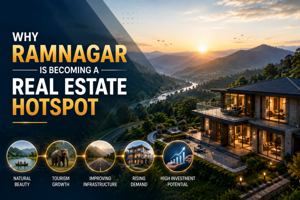 Luxury villa project by a real estate developer in Ramnagar near Jim Corbett
