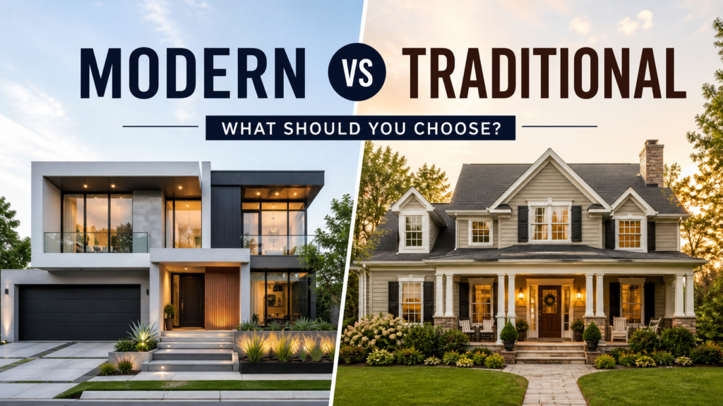 Modern vs Traditional House Design: What Should You Choose?