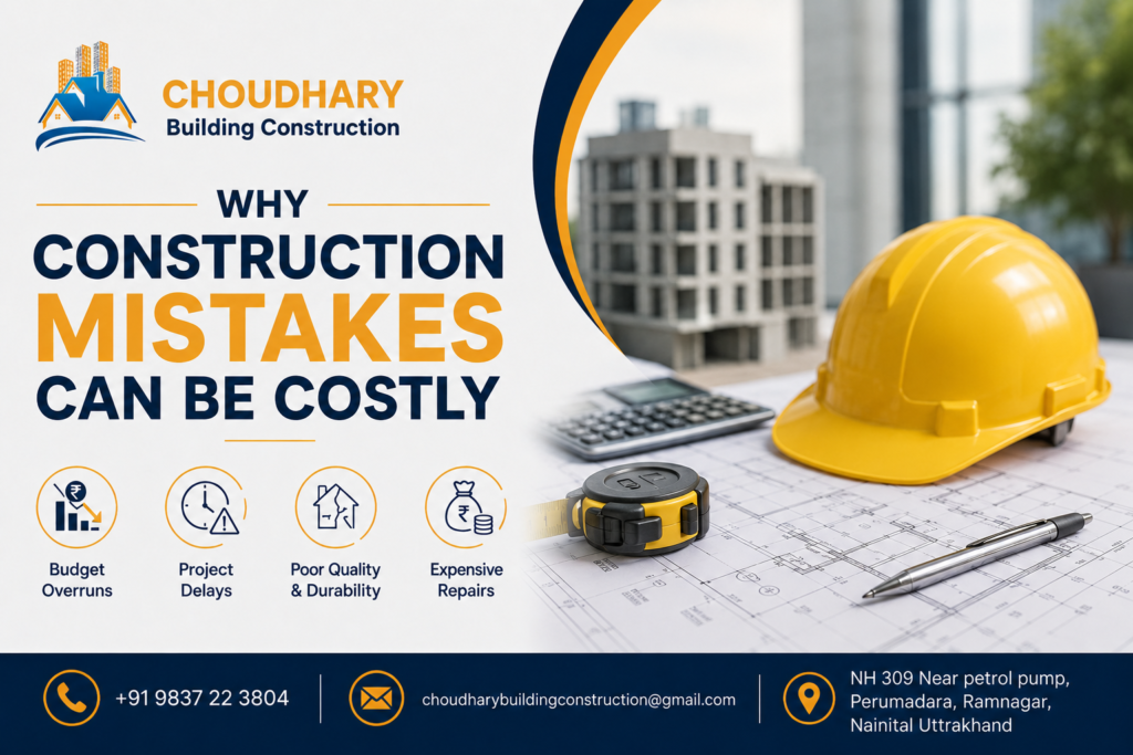 Common Home Construction Mistakes and How to Avoid Them – Choudhary Building Construction