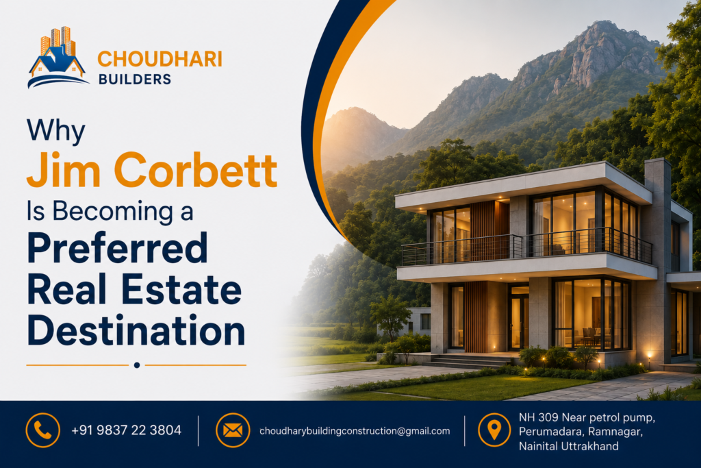Real Estate Builders in Jim Corbett: What Buyers Should Know