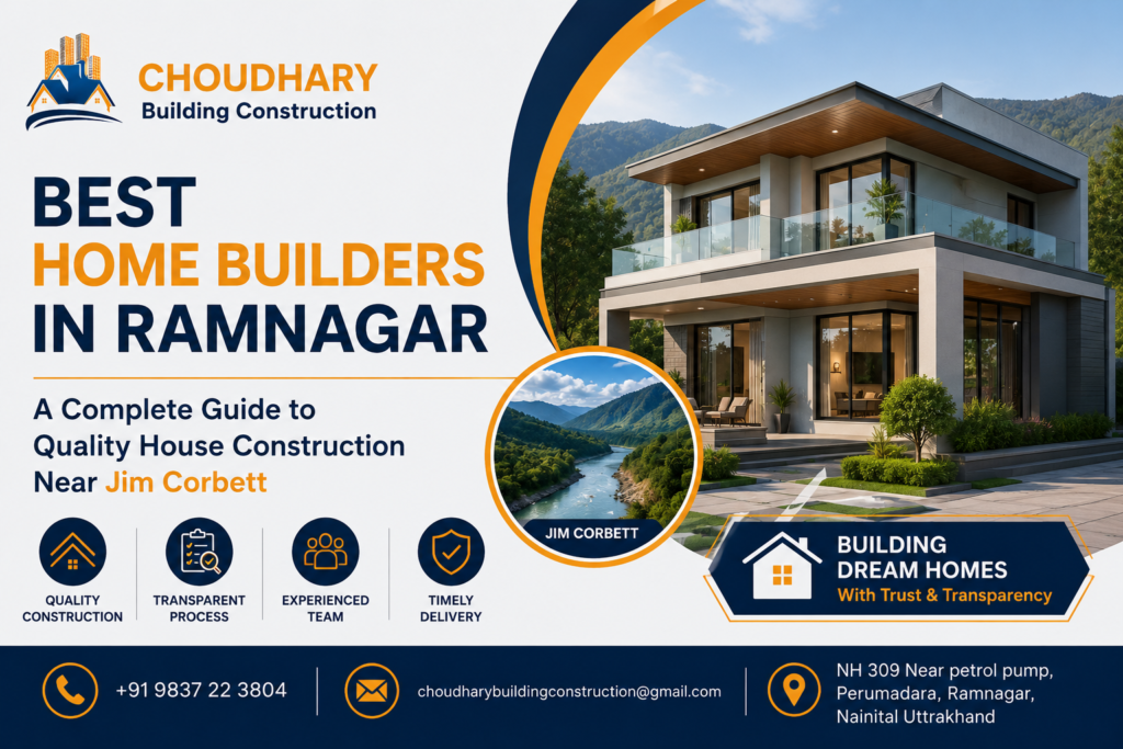Best Home Builders in Ramnagar: A Complete Guide to Quality House Construction Near Jim Corbett