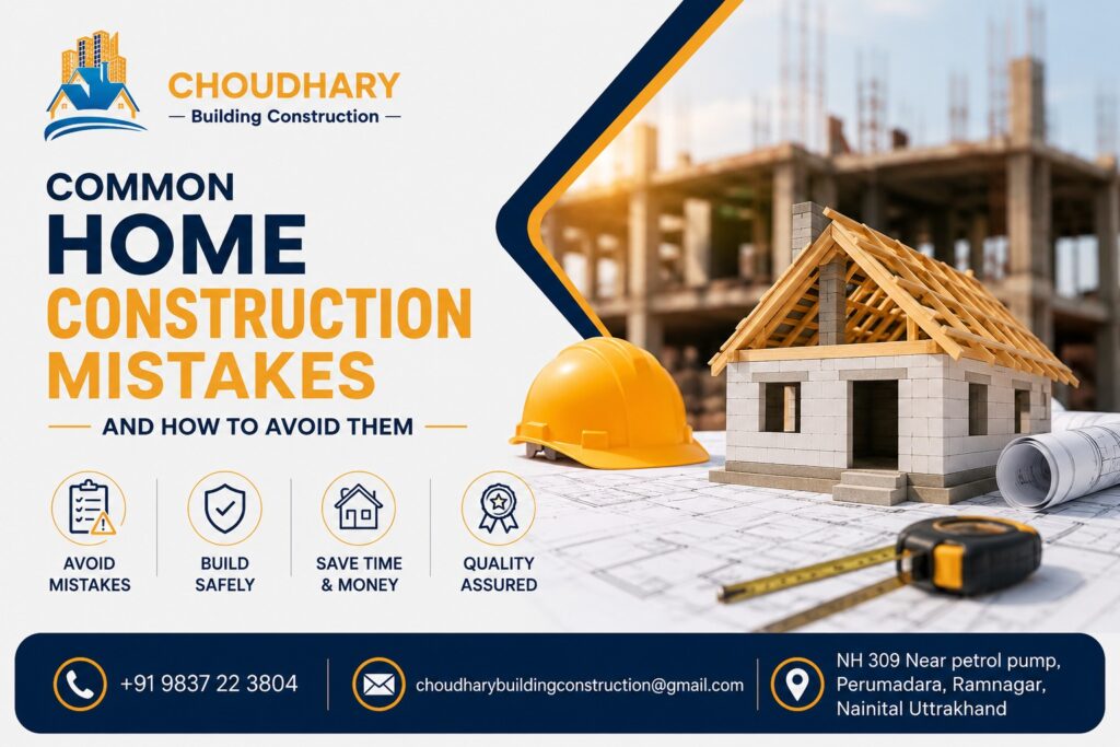 Common Home Construction Mistakes and How to Avoid Them 