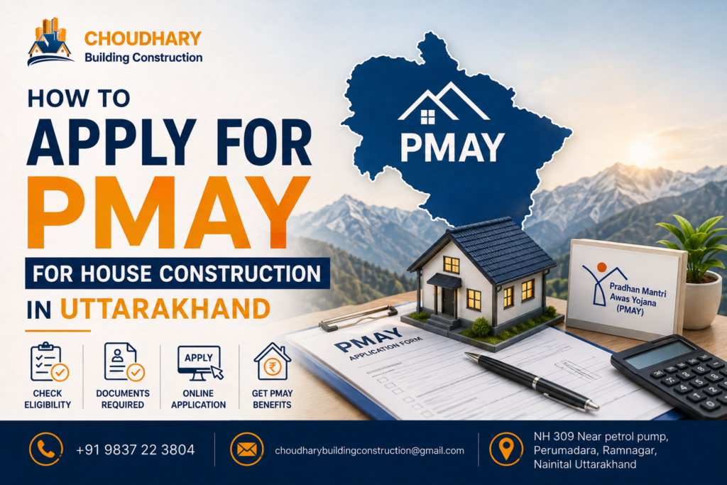 PMAY for house construction in uttarakhand