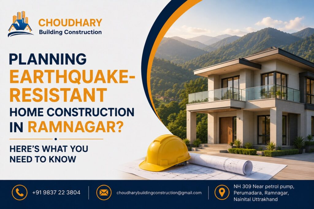 Planning Earthquake-Resistant Home Construction in Ramnagar? Here’s What You Need to Know