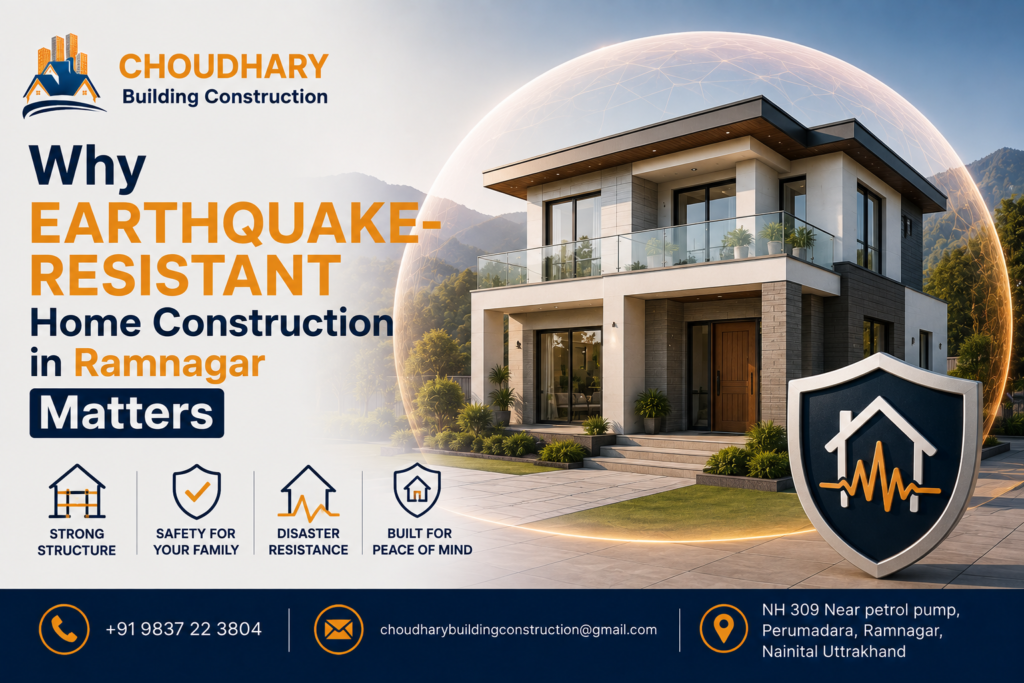 Why Earthquake-Resistant Home Construction in Ramnagar Matters
