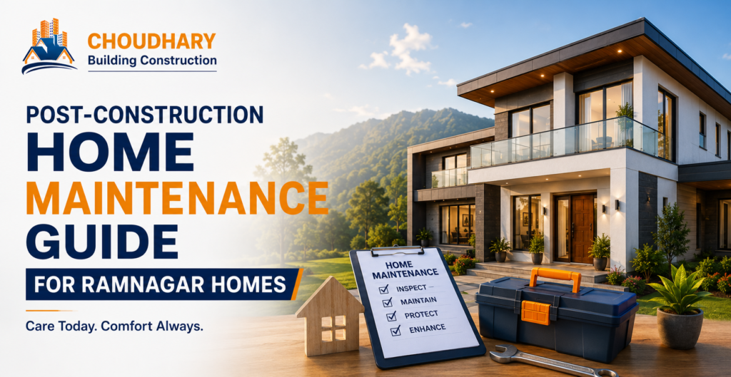 Post-Construction Home Maintenance Guide for Ramnagar Homes