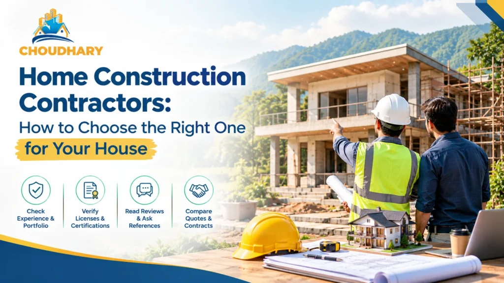 Home Construction Contractors: How to Choose the Right One for Your House