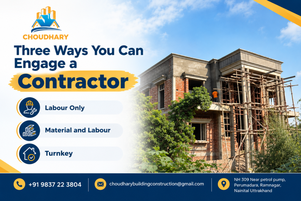 Three Ways You Can Engage a Contractor