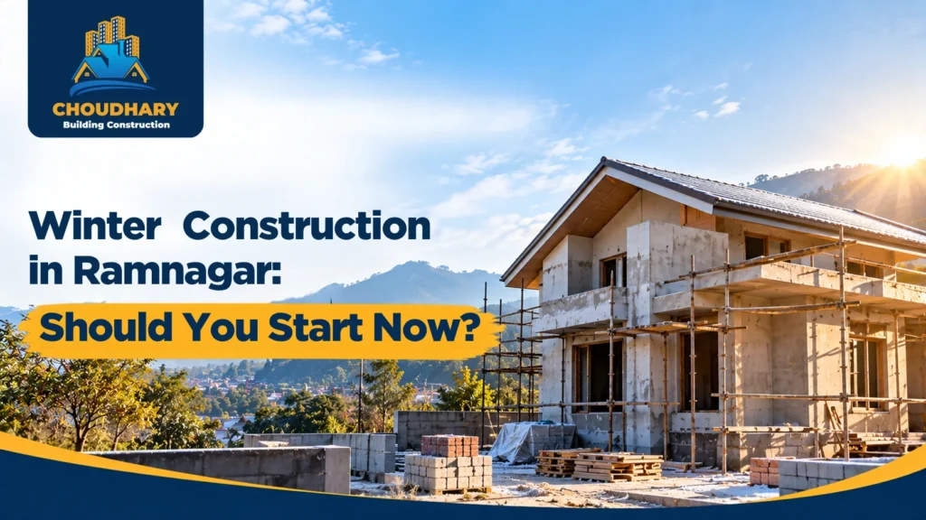 Winter Construction in Ramnagar